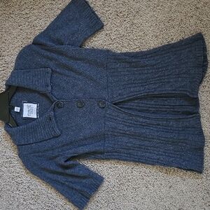 Esprit Charcoal Wool Blend Cardigan
